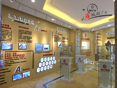 恒大集团品牌文化墙